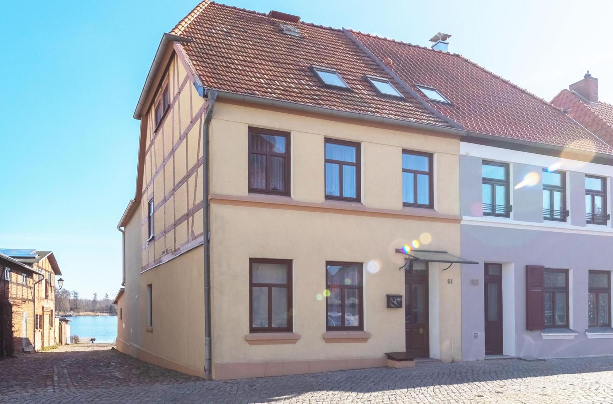 Ferienhaus Wasserblick Auf Der Insel Mit Sauna Malchow  Exterior photo